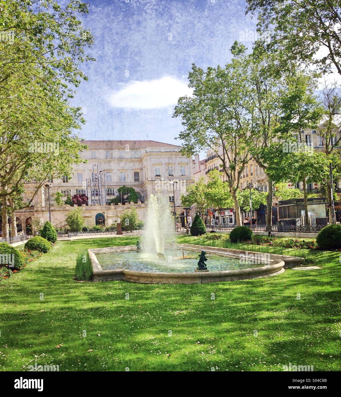 Saint-Etienne, city center, Loire, France - Smartphone Captured Stock Image