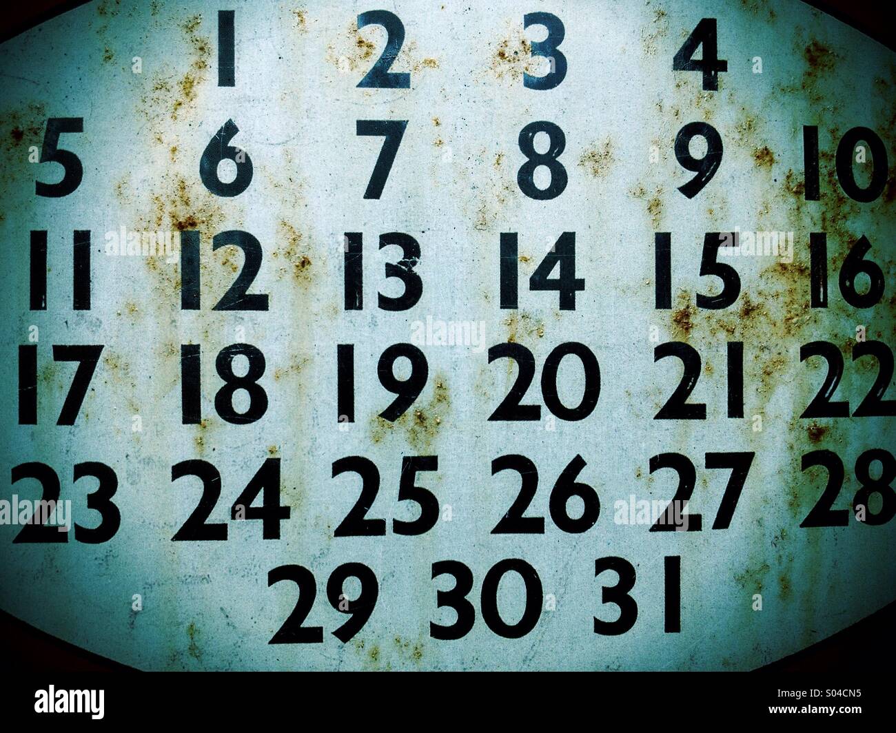 The Month - Smartphone Captured Stock Image