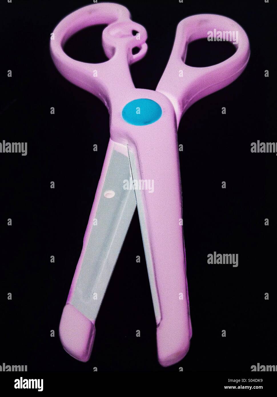 Pink scissors - Smartphone Captured Stock Image