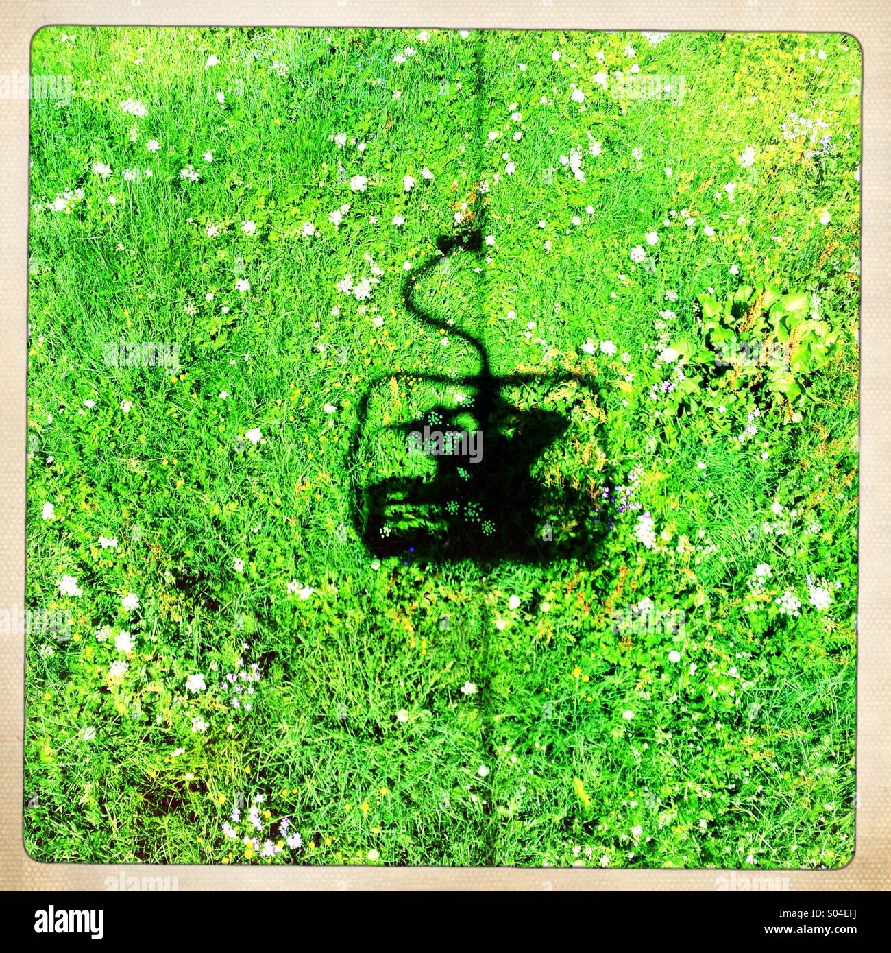 Riding the chairlift - Smartphone Captured Stock Image