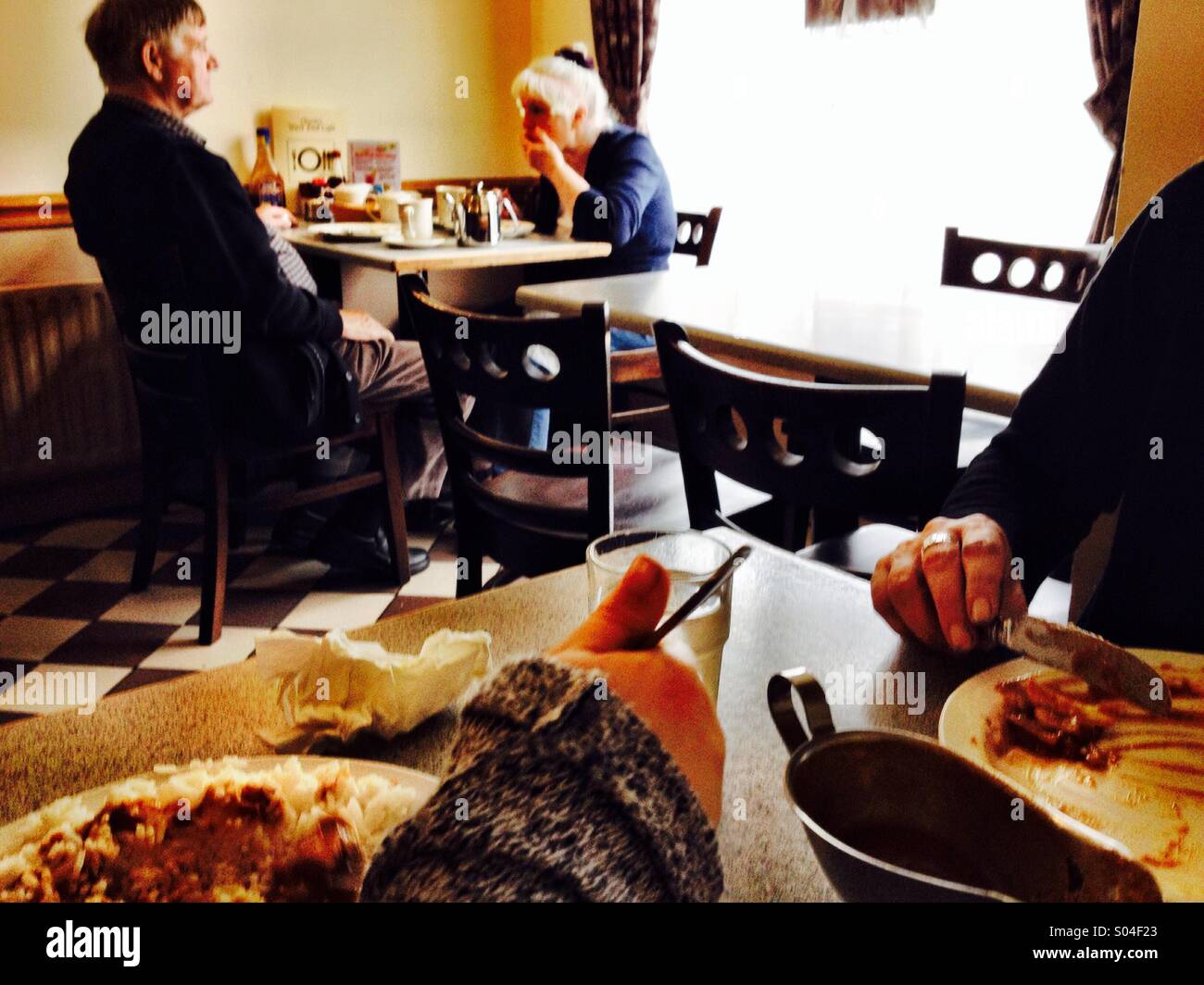 Cafe Donegal Ireland - Smartphone Captured Stock Image