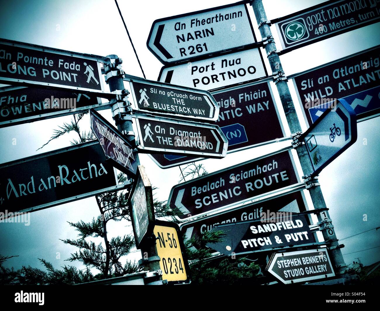 I Can Read The Signs - Smartphone Captured Stock Image