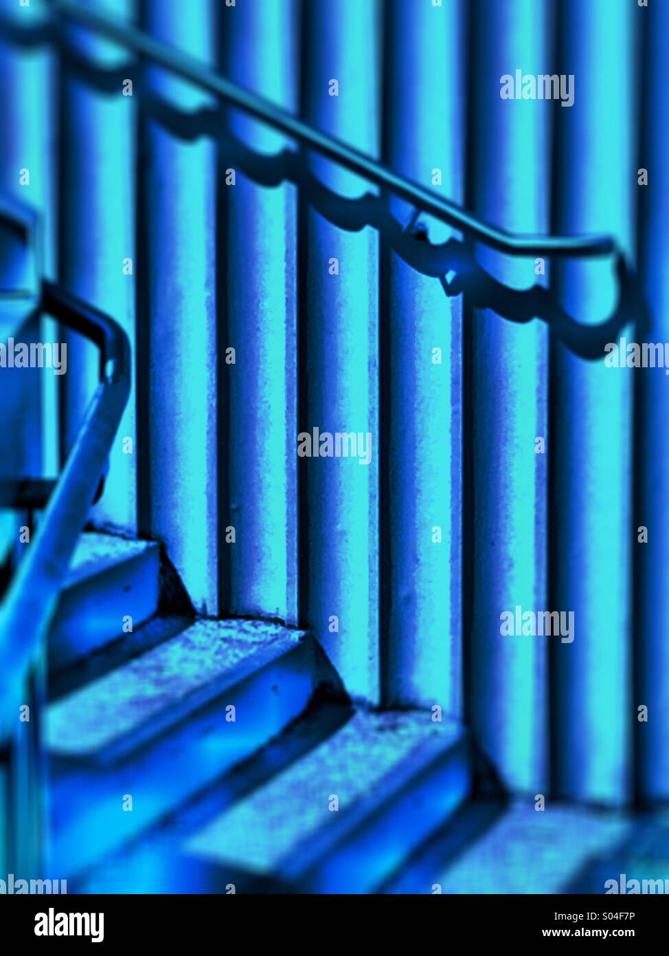 Selective focus on modern architecture steps concep - Smartphone Captured Stock Image