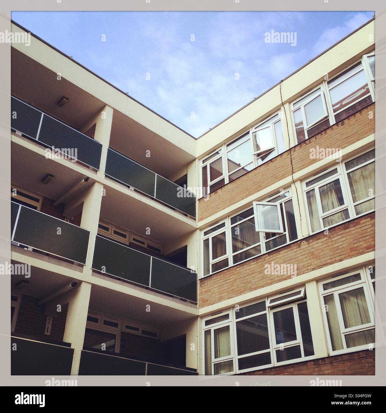 Housing Estate, London - Smartphone Captured Stock Image