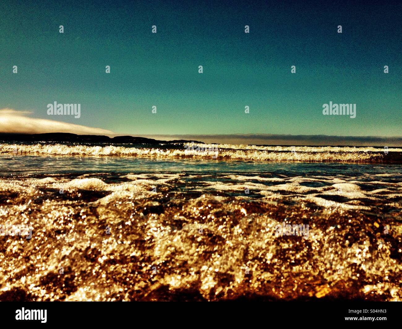 Breaking wave - Smartphone Captured Stock Image