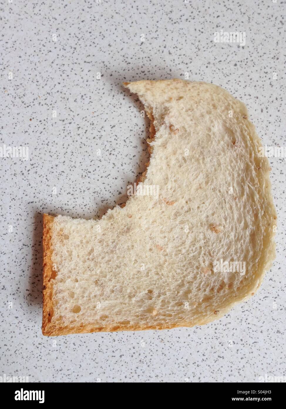 Slice of a bread - Smartphone Captured Stock Image