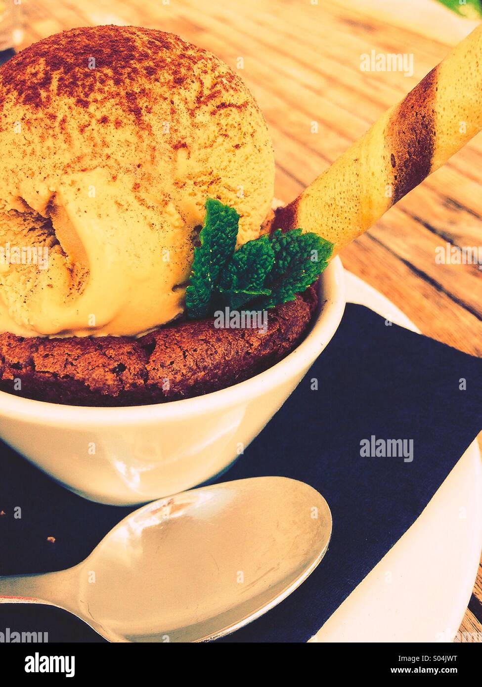 Dessert - Smartphone Captured Stock Image