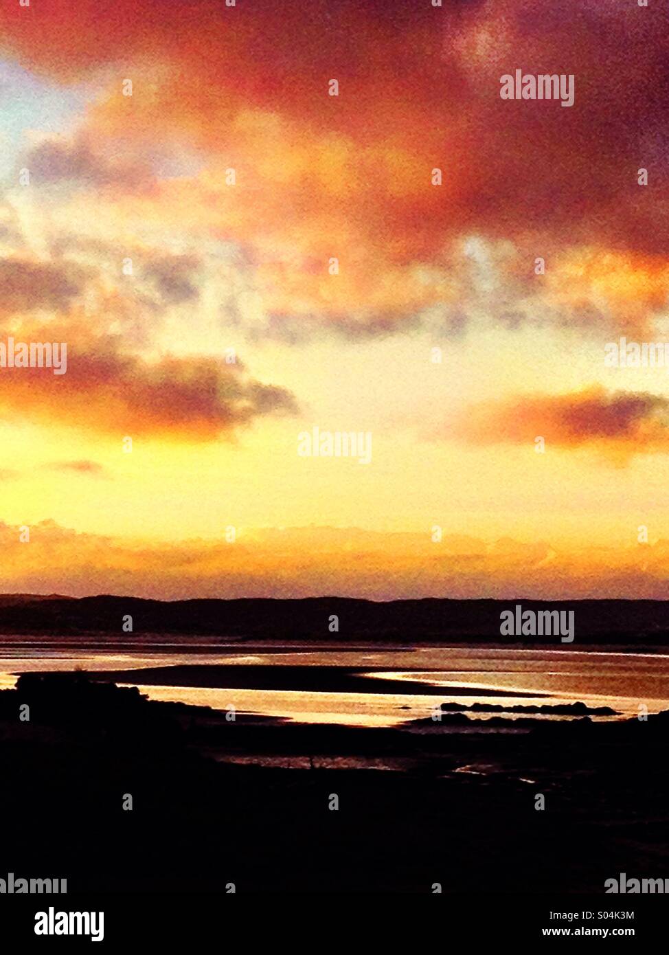 Donegal Sunset - Smartphone Captured Stock Image