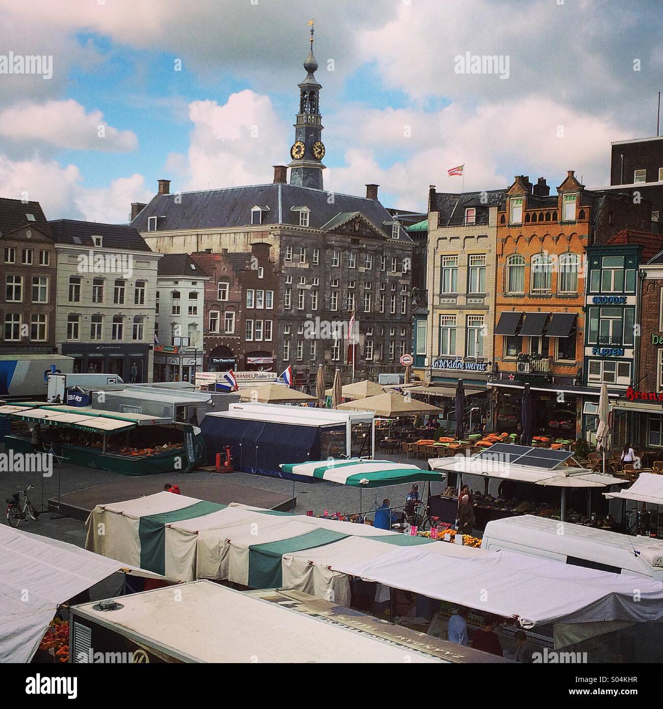 Market Square, Den Bosch, NL Stock Photo