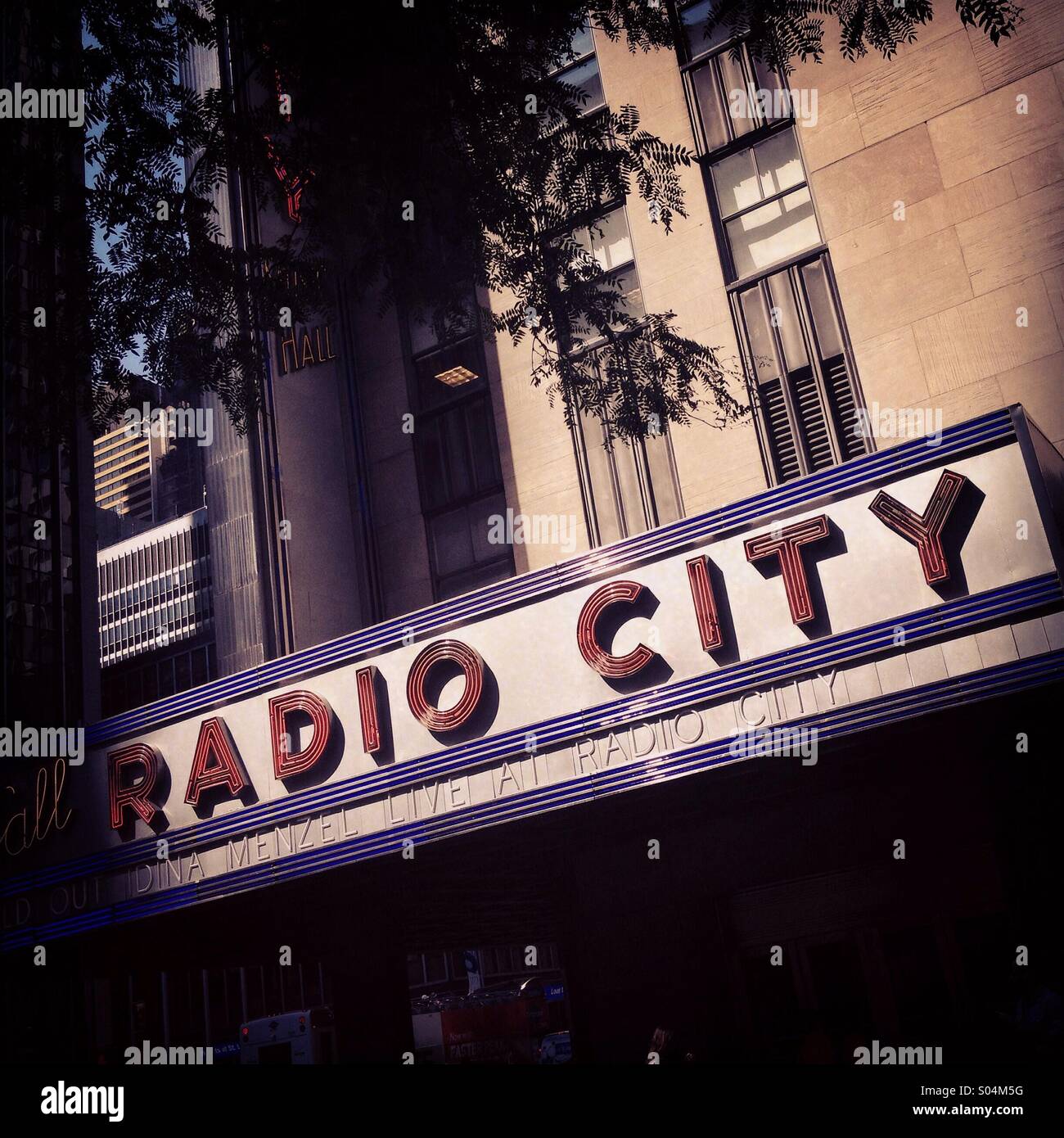 Radio City Music Hall, Manhattan, New York, America. Stock Photo