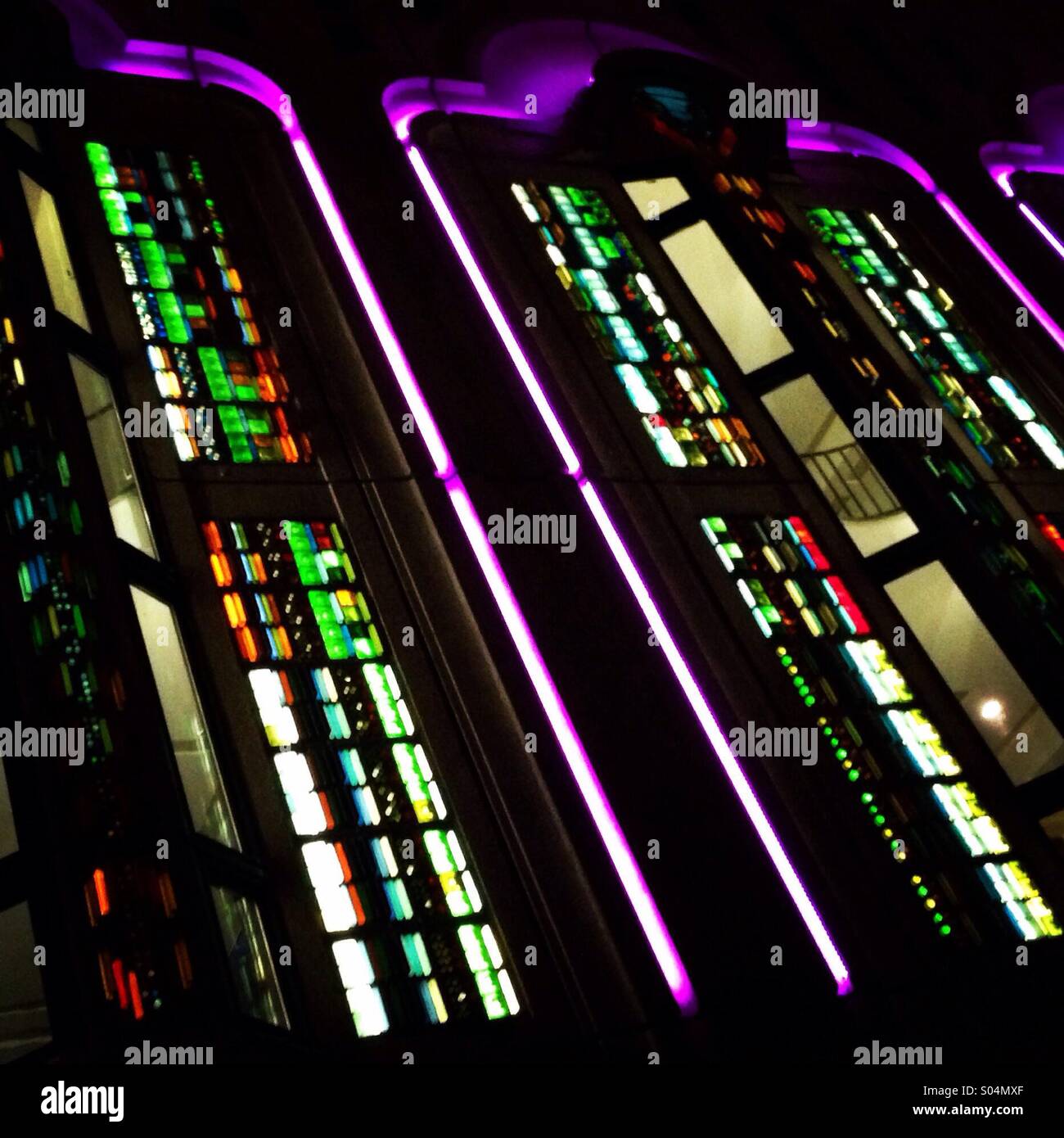 Stained glass windows Stock Photo Alamy