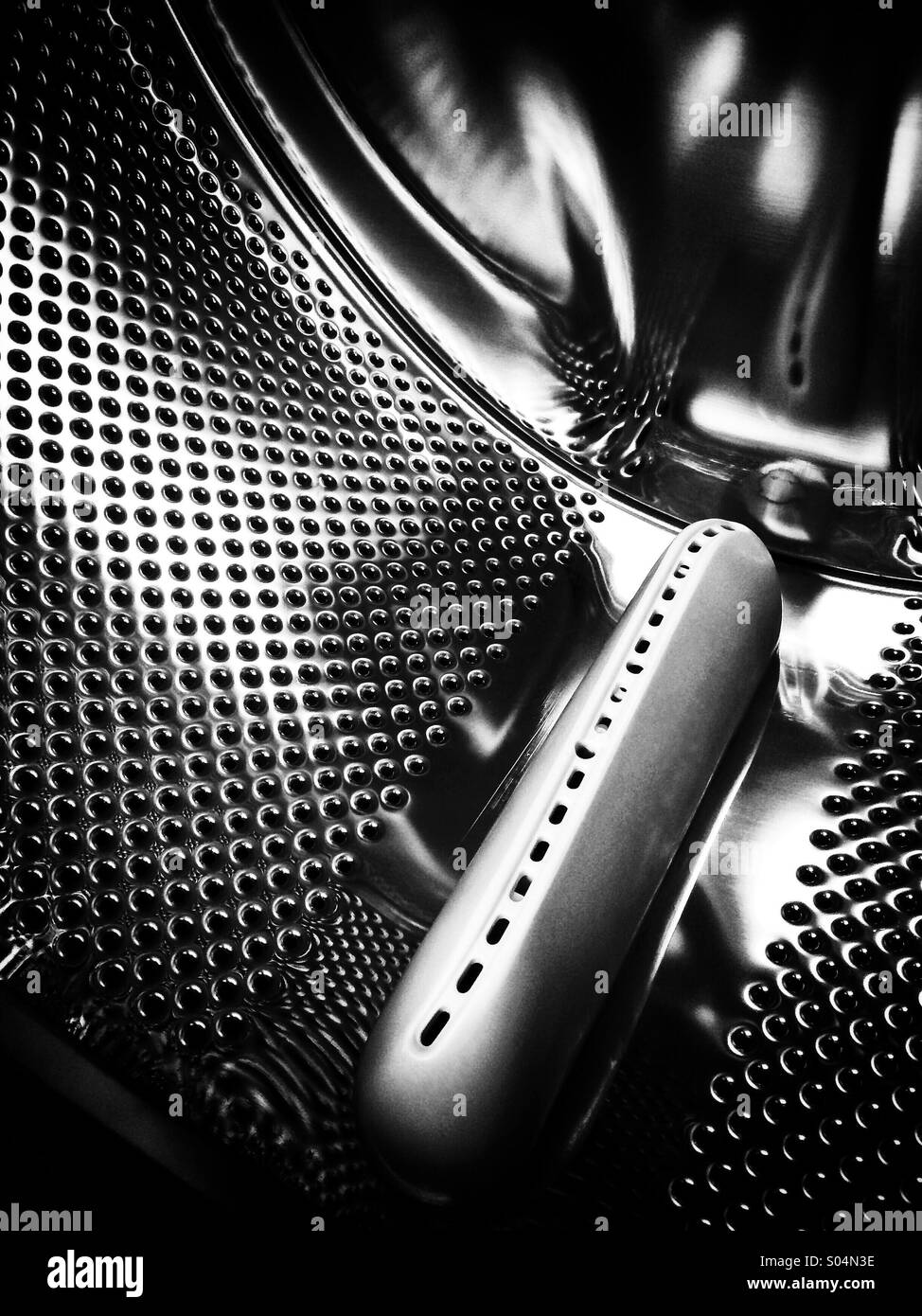 Interior of a washing machine drum - Smartphone Captured Stock Image