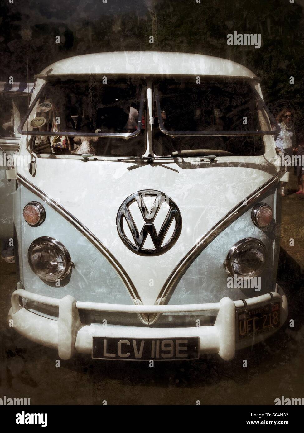 Vw camper van - Smartphone Captured Stock Image