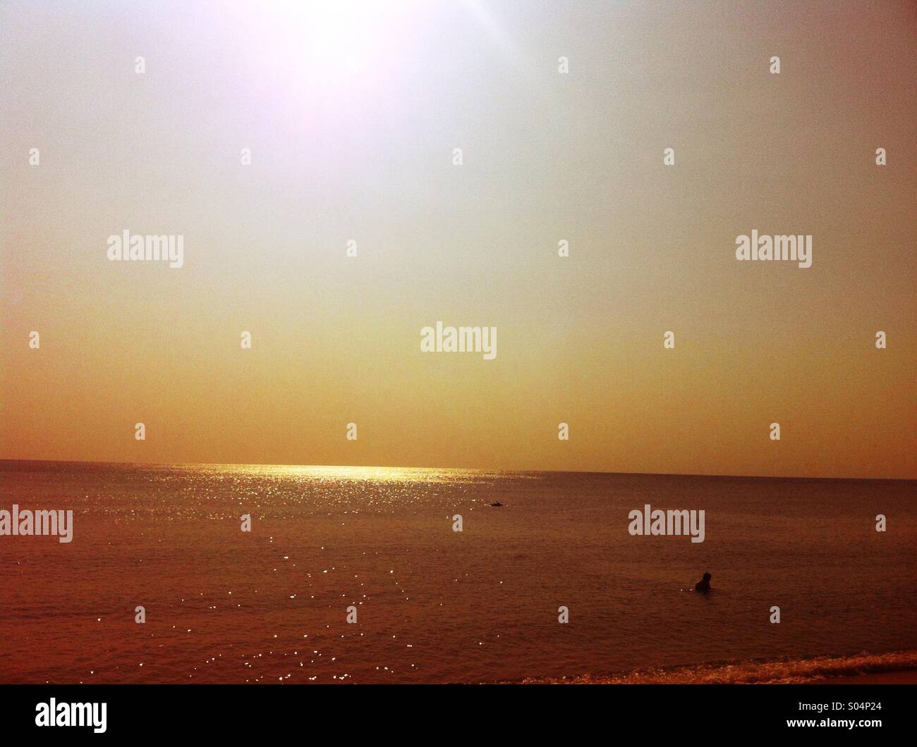 Sunny morning, Karadere, Black sea, Bulgarian coastline - Smartphone Captured Stock Image