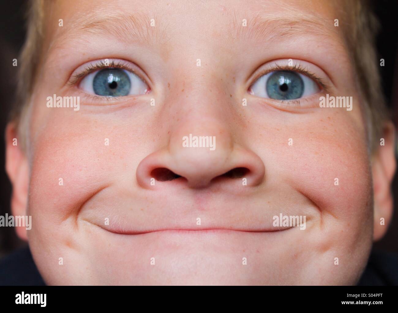 Smug face Stock Photo