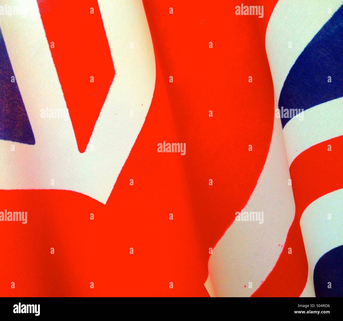 Great Britain flag detail - Smartphone Captured Stock Image