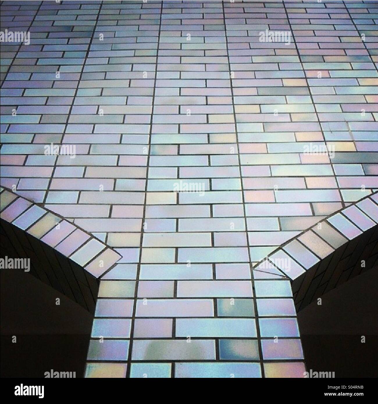 Shimmering Colours Bouncing Off As Reflection From Tiles Of A