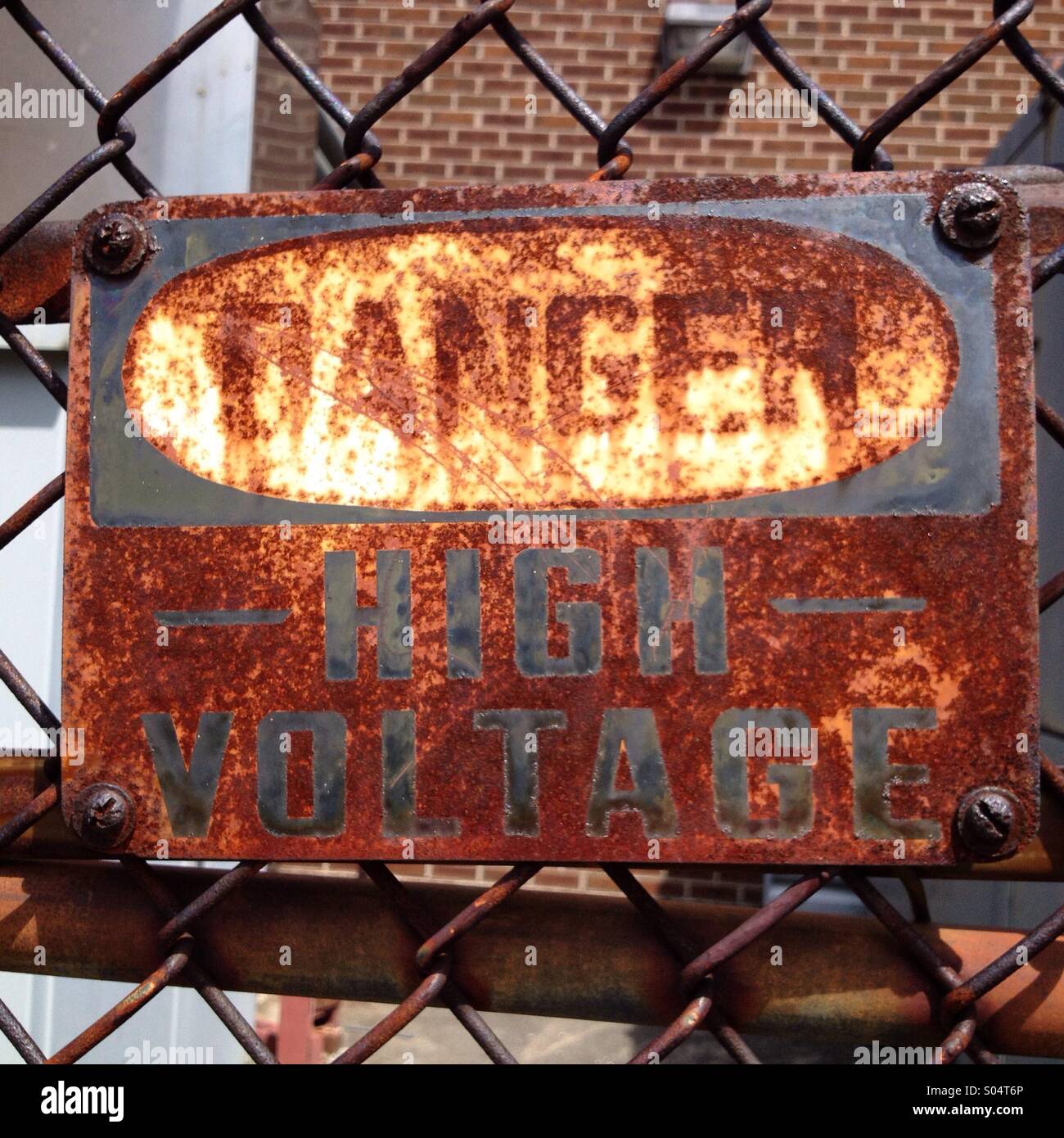 Danger - Smartphone Captured Stock Image