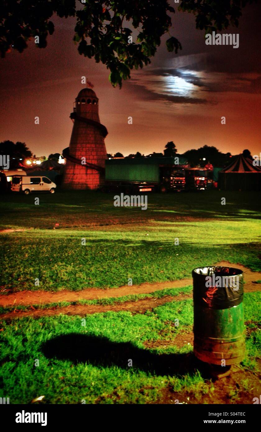 Peckham Rye at night - Smartphone Captured Stock Image