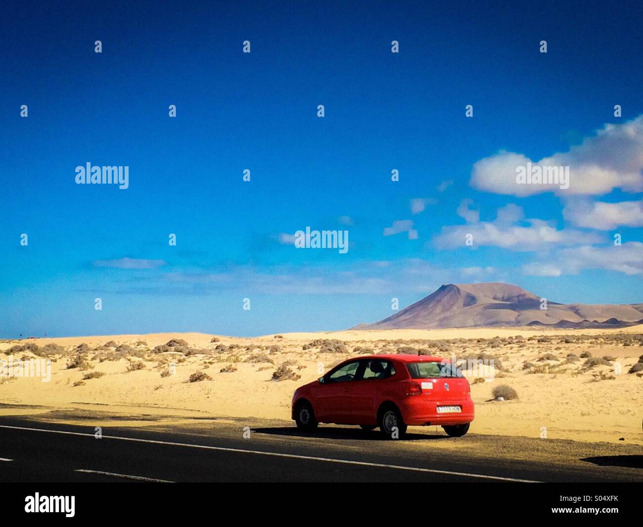 Visiting Fuerteventura - Smartphone Captured Stock Image