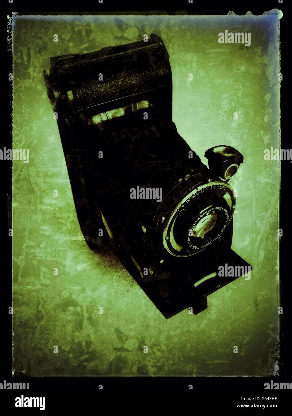 Vintage camera - Smartphone Captured Stock Image