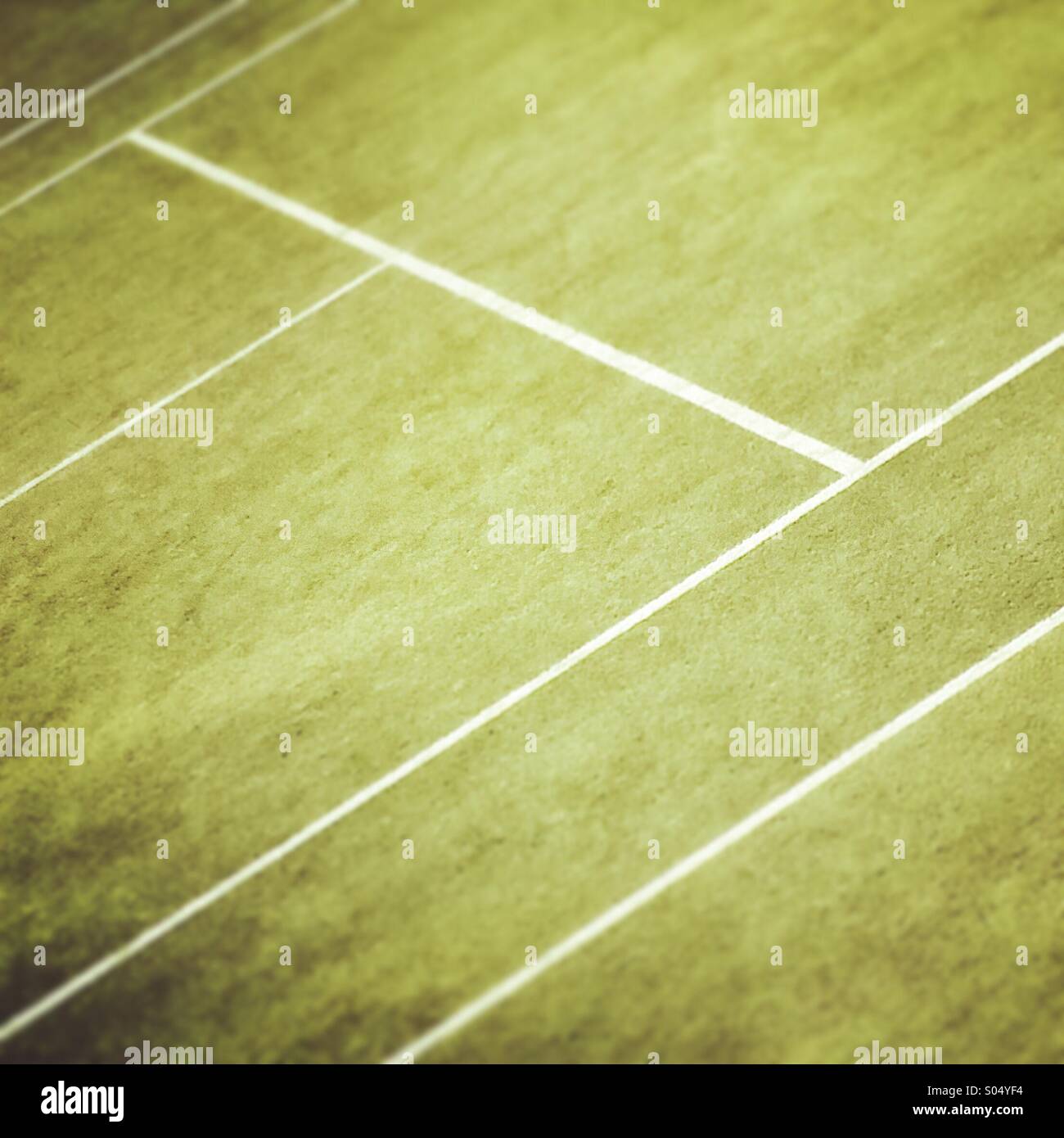 A grass tennis court - Smartphone Captured Stock Image