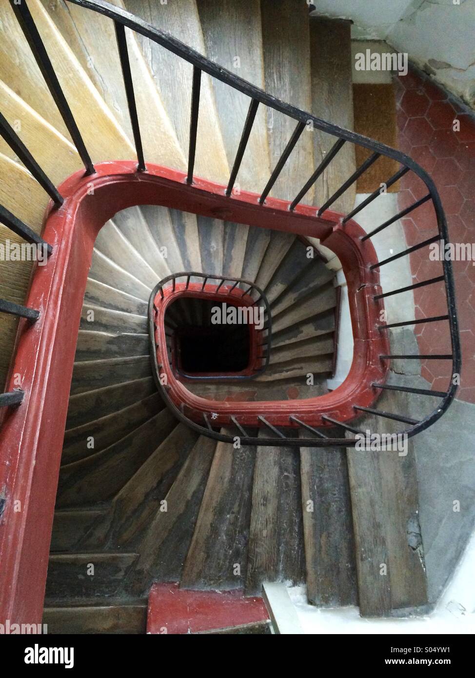 Stairing Into the Abyss Stock Photo