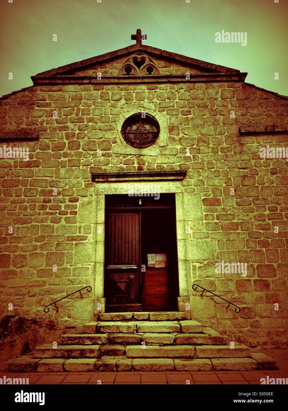 French church, Loire,France - Smartphone Captured Stock Image