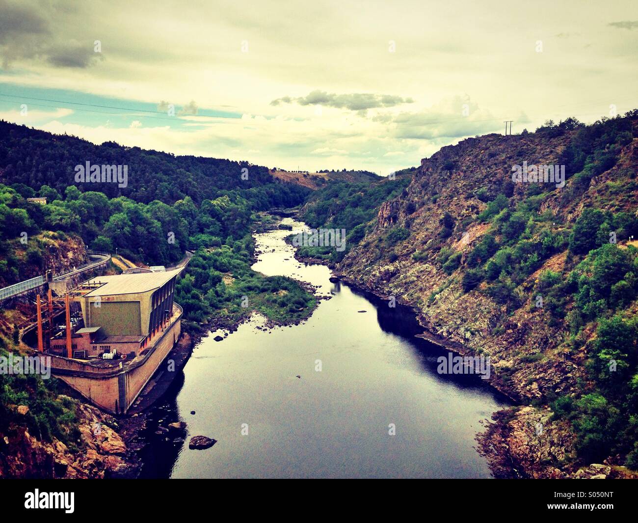 Countryside, Loire river,France - Smartphone Captured Stock Image