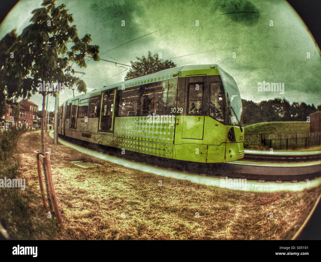 Tram transport - Smartphone Captured Stock Image