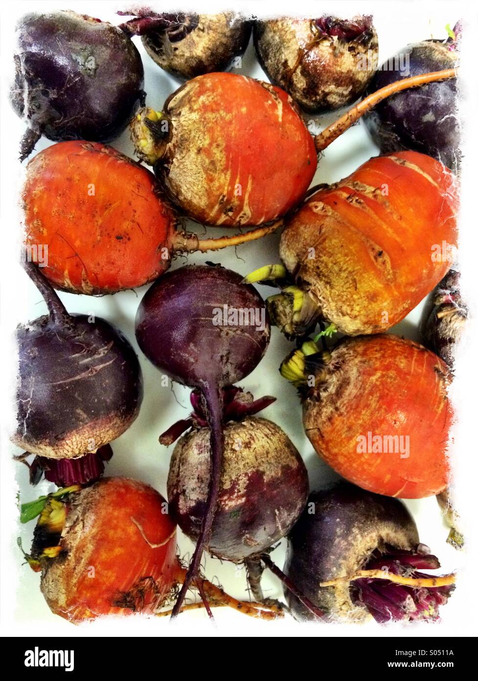 Organic Beets - Smartphone Captured Stock Image
