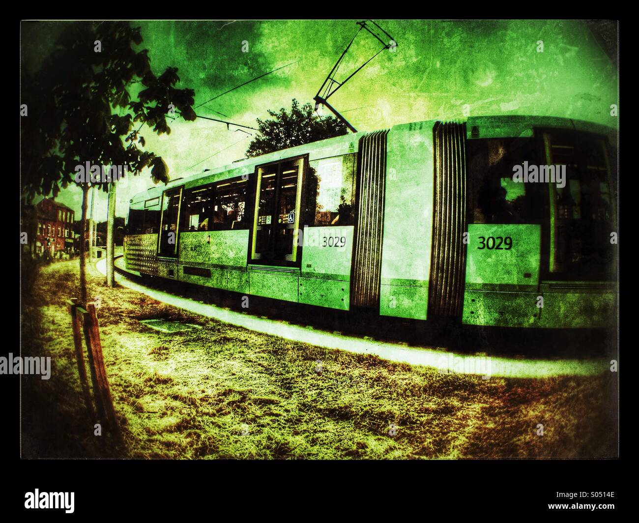 Trams - Smartphone Captured Stock Image