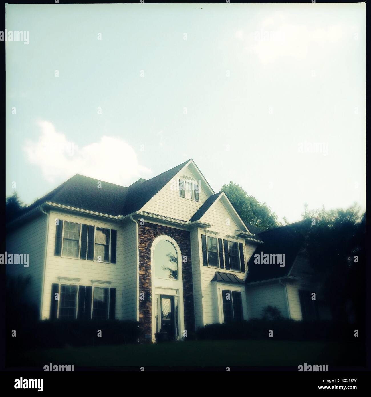 Suburban home in Atlanta, Stock Photo Alamy