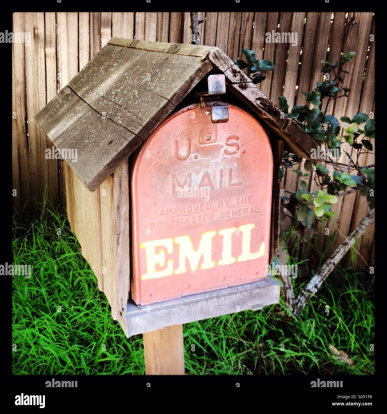 Snail mail Stock Photo