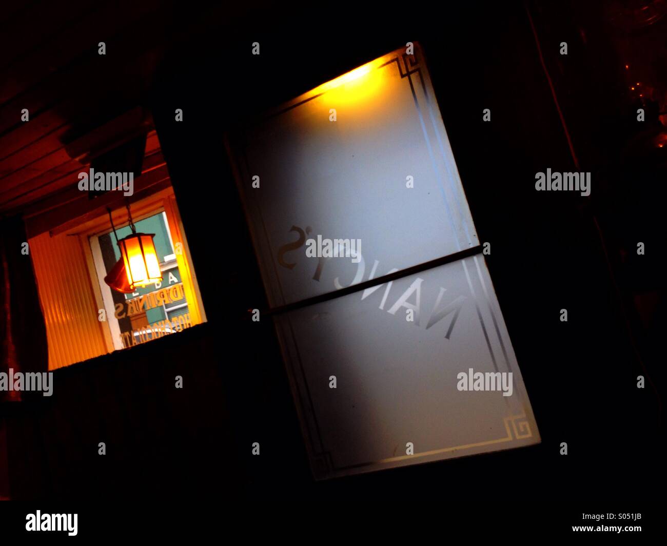 Nancy's Bar in Ardara - Smartphone Captured Stock Image