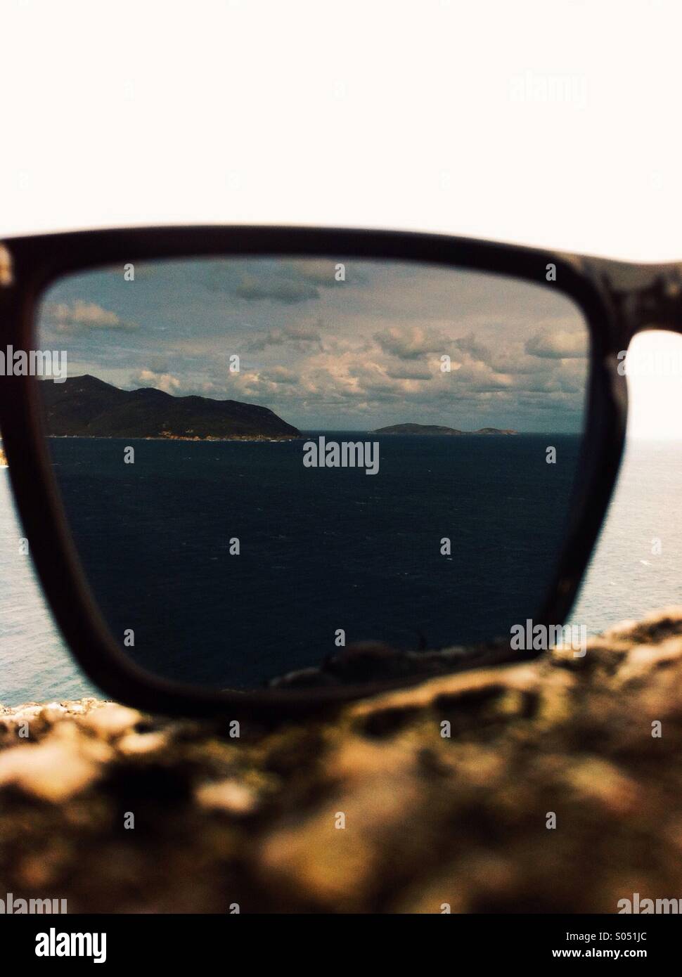 Through the lens into a lens Stock Photo - Alamy