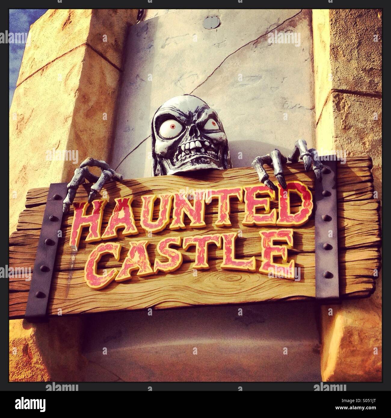 Haunted Castle Stock Photo