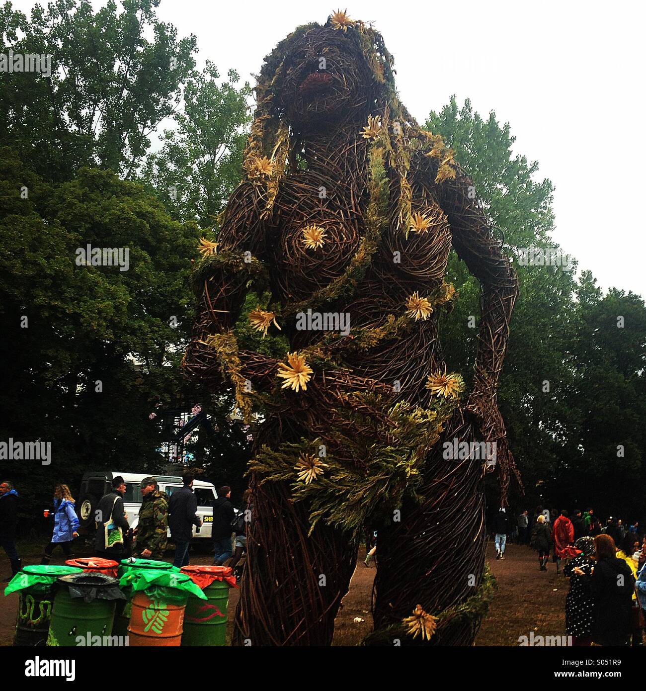 Stackpole Wicker Statue Glastonbury Woman High Resolution Stock Photography and Images - Alamy