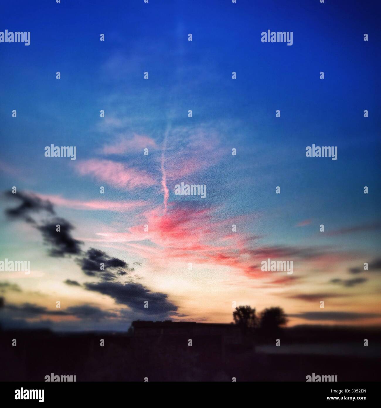 Evening Sky Stock Photo