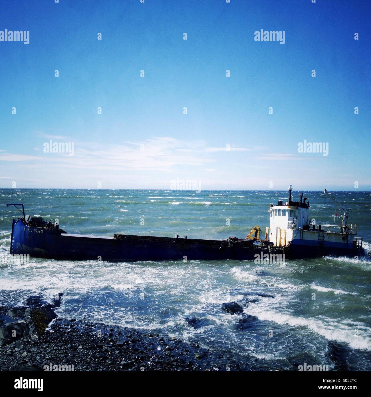 Shipwreck - Smartphone Captured Stock Image