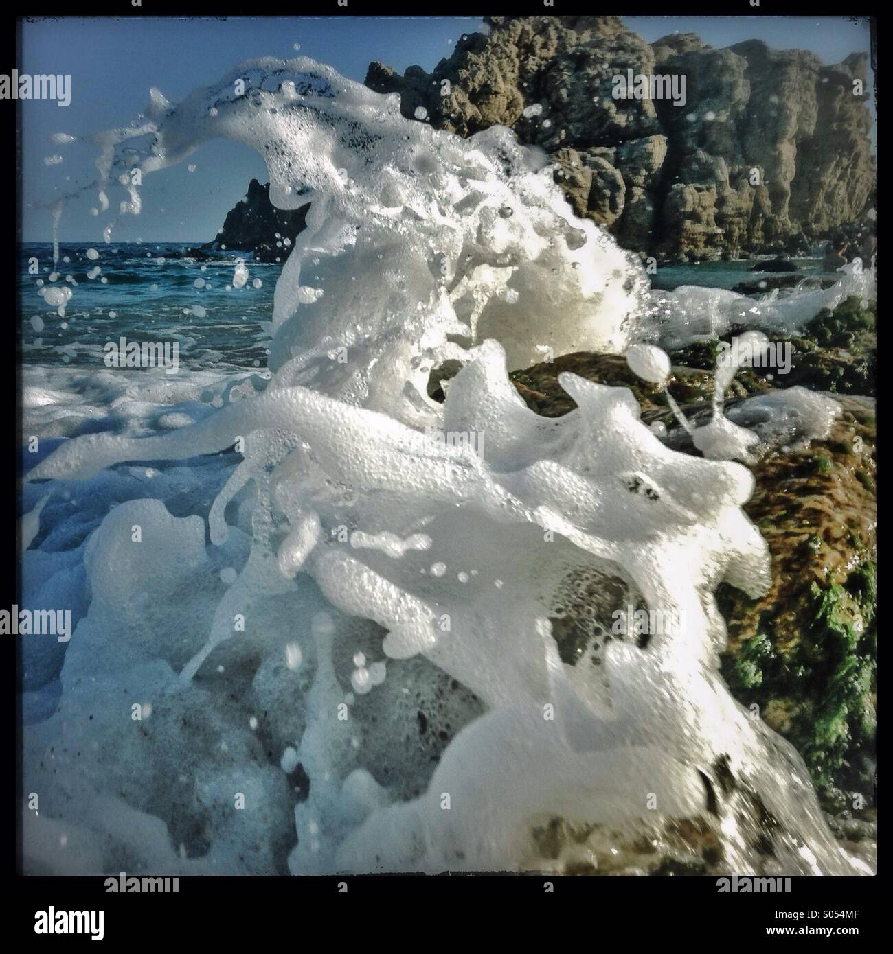 Sant Pol de Mar beach, el Maresme coast, Barcelona Stock Photo - Alamy