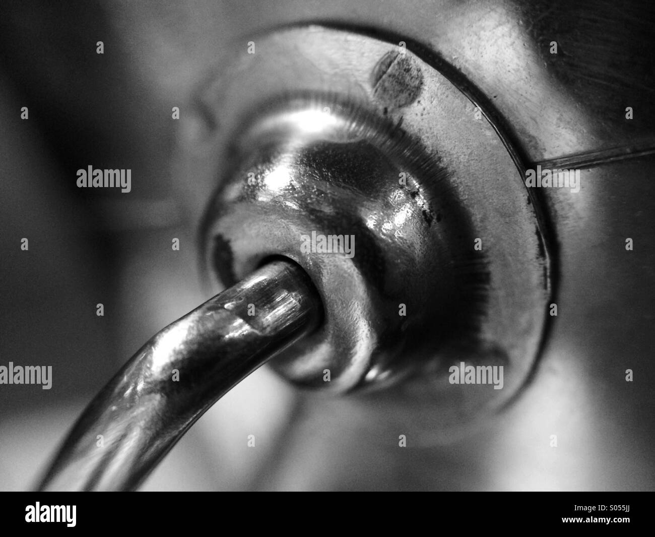 Macro of the handle of a bucket - Smartphone Captured Stock Image