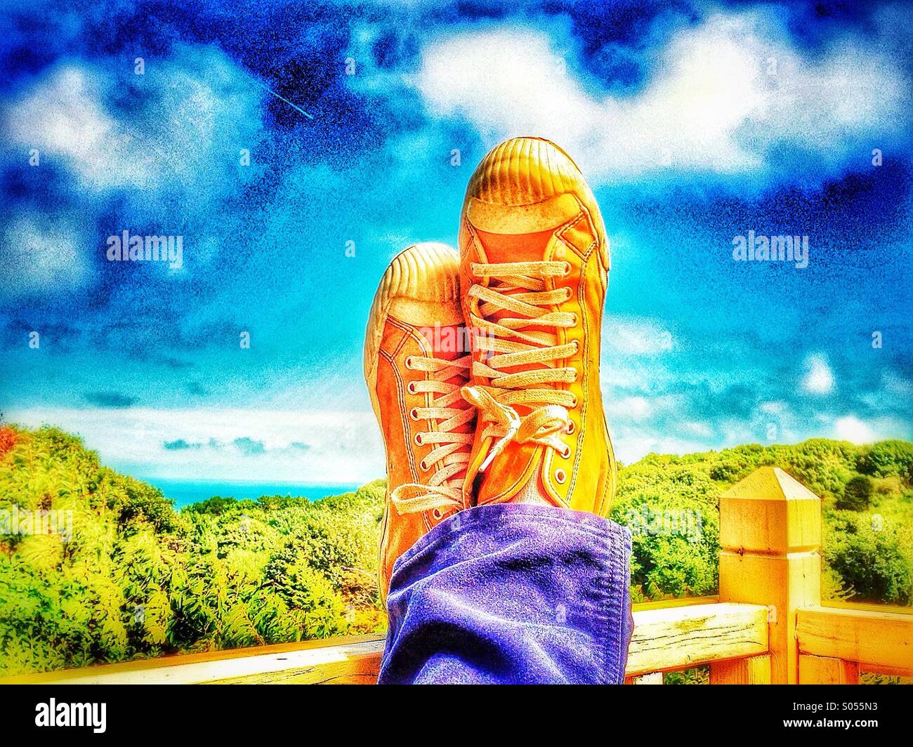Sneakers - Smartphone Captured Stock Image