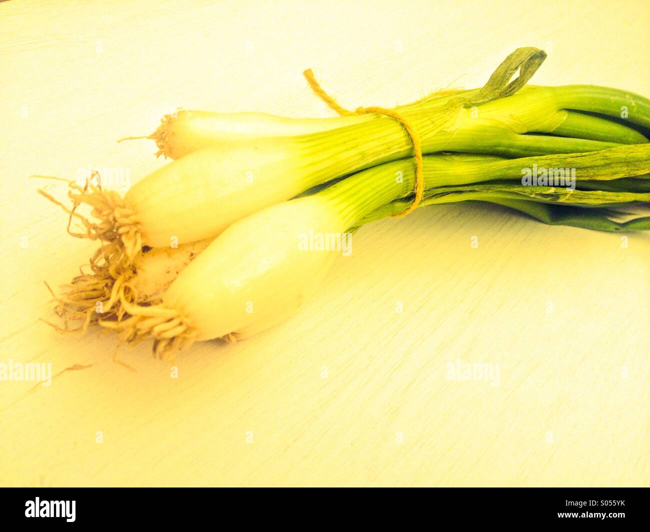 Bunch spring onions hi-res stock photography and images - Alamy