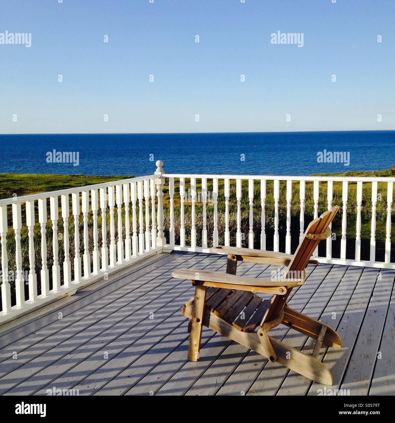 Terrace ocean - Smartphone Captured Stock Image