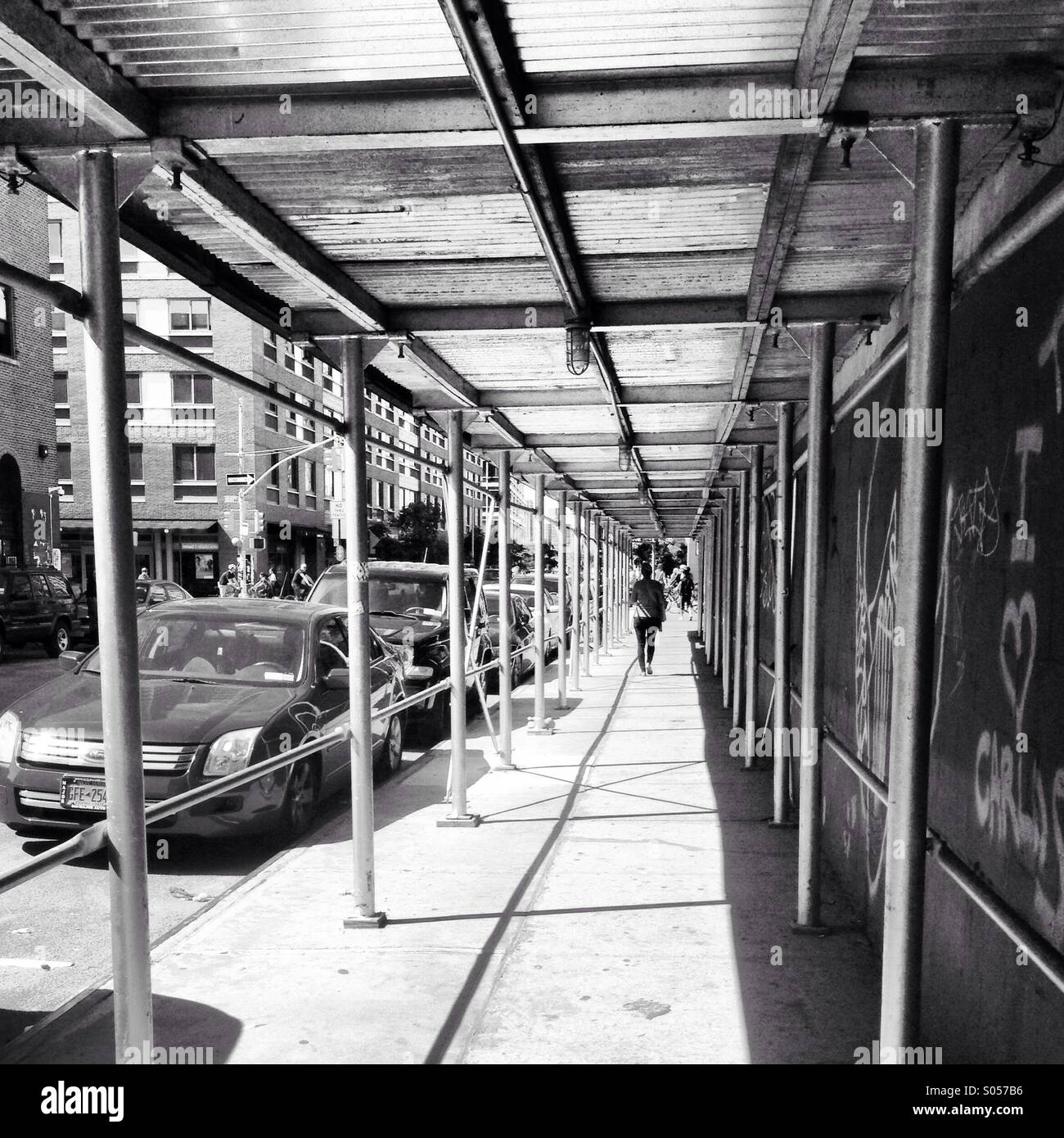 Williamsburg New York Construction Stock Photo Alamy