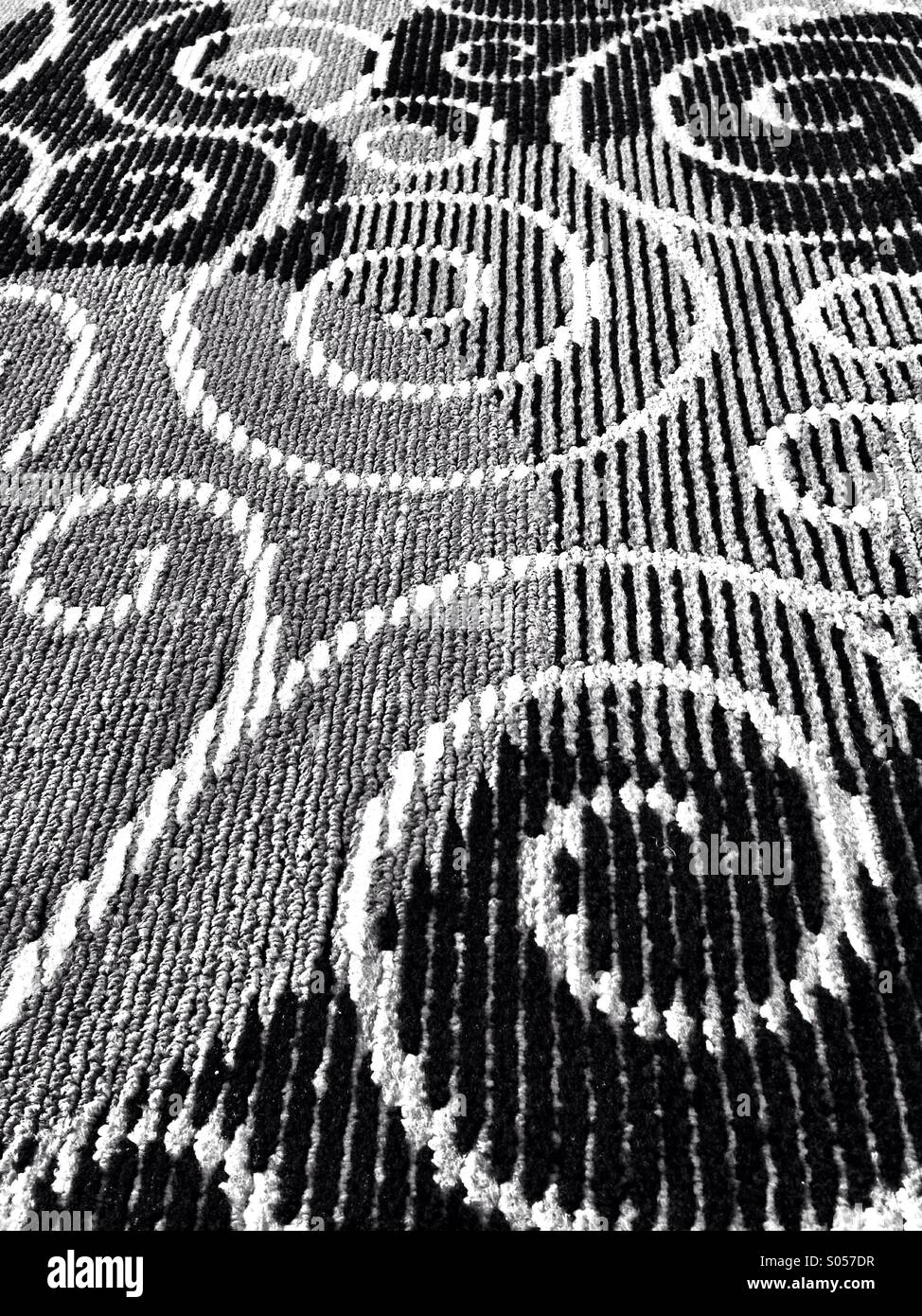 Swirls in black and white - Smartphone Captured Stock Image
