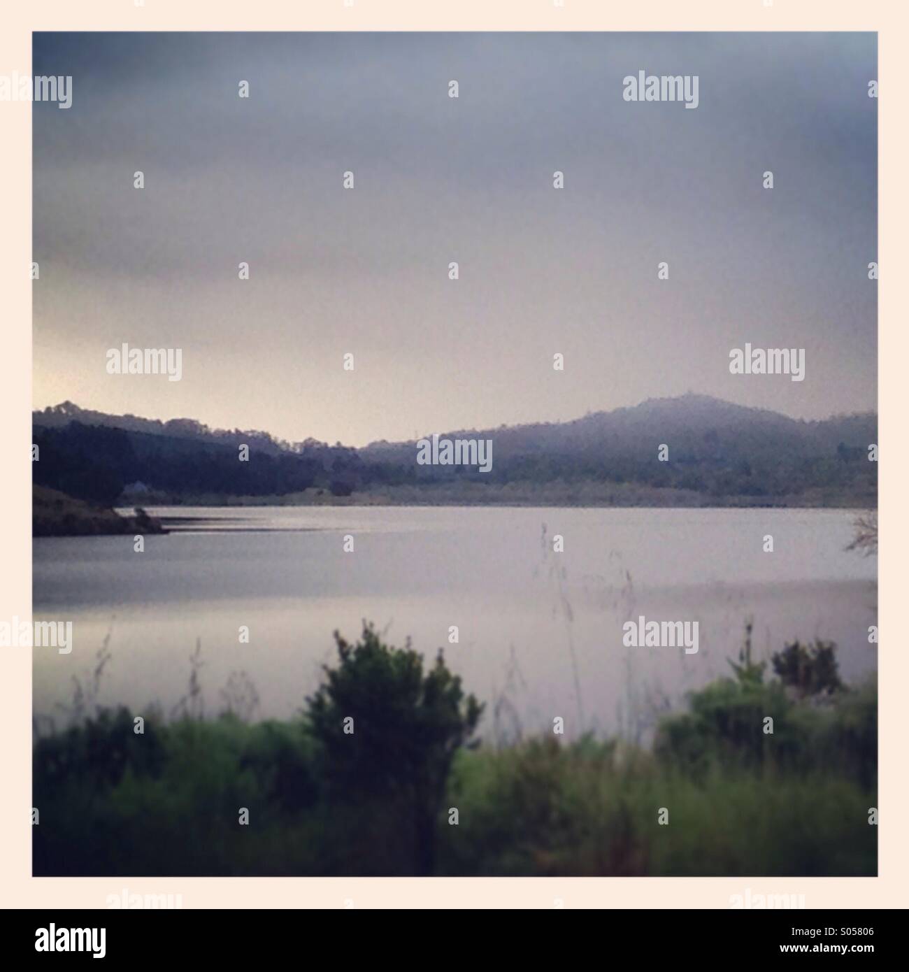 Crystal Springs Reservoir Stock Photo Alamy