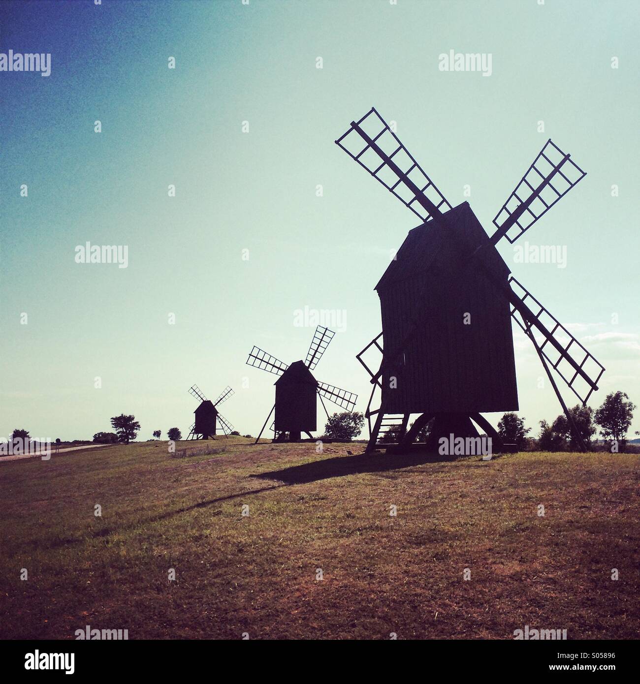 Windmil - Smartphone Captured Stock Image