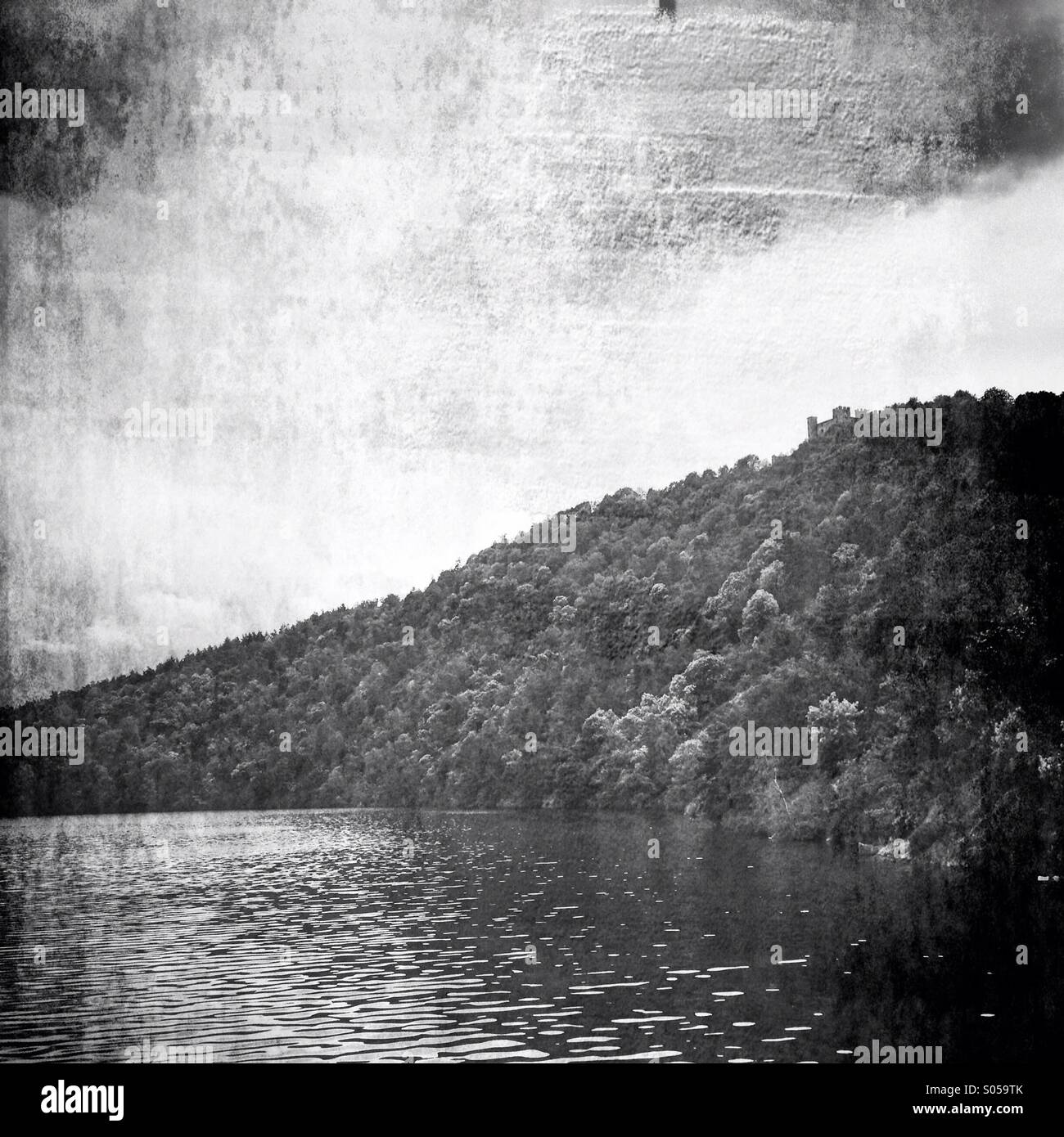 Old picture of Loire river,France - Smartphone Captured Stock Image